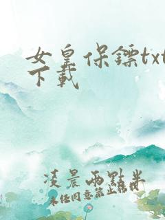 女皇保镖txt下载