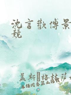 沈言欢傅景琛电竞