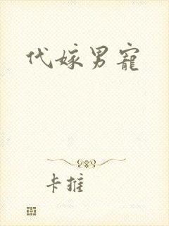 代嫁男宠