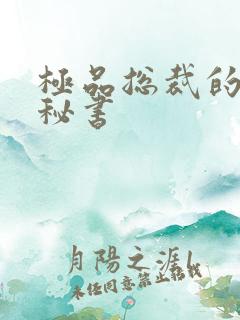 极品总裁的嚣张秘书