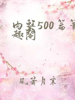 肉系500篇笔趣阁