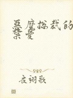 恶魔总裁的一夜禁爱