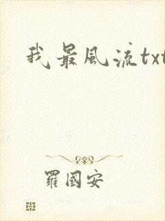 我最风流txt