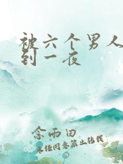 被六个男人躁J到一夜