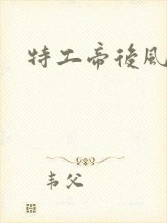 特工帝后风九少