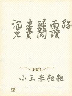 沉光归南路全文免费阅读