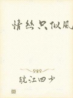 情丝只似风前絮