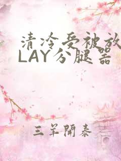 清冷受被放置PLAY分腿器