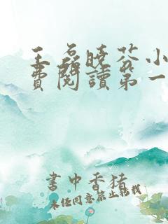 王磊晓芬小说免费阅读第一章