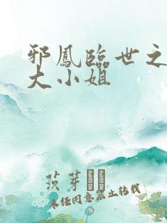 邪凤临世之逆天大小姐