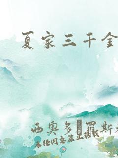 夏家三千金9