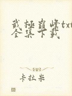 武极巅峰txt全集下载