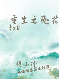 重生之飞花落照txt