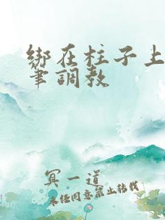 绑在柱子上用毛笔调教