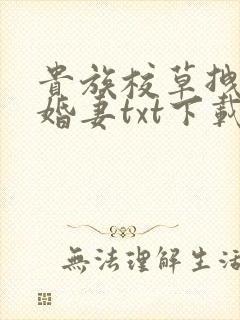 贵族校草拽拽未婚妻txt下载