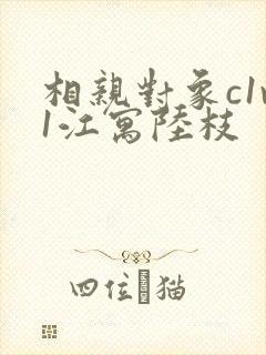 相亲对象c1v1江寓陆枝