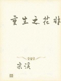 重生之花非花