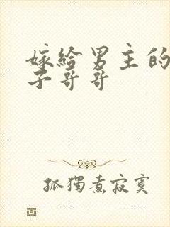 嫁给男主的病秧子哥哥