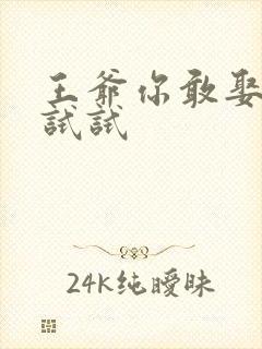 王爷你敢娶小三试试