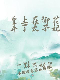 皇上在御花园c弄了太子妃