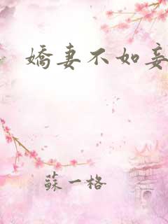 娇妻不如妾