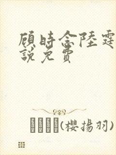 顾时念陆霆骁小说免费