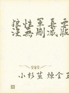 狼性军长要够了没无删减版