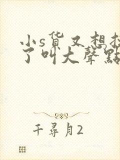 小s货又想挨c了叫大声点