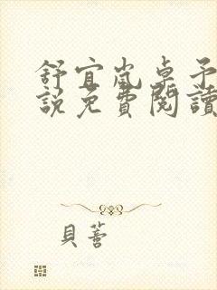 舒宜岚卓予淮小说免费阅读全文