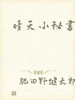 晴天小秘书