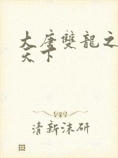 大唐双龙之无敌天下