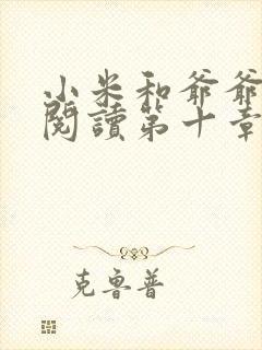 小米和爷爷在线阅读第十章