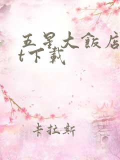 五星大饭店txt下载