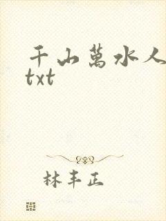 千山万水人海中txt