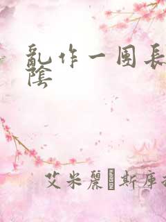 乱作一团长日光阴