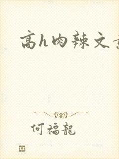 高h肉辣文黄蓉
