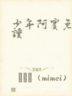 少年阿宾免费阅读