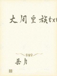 大周皇族txt