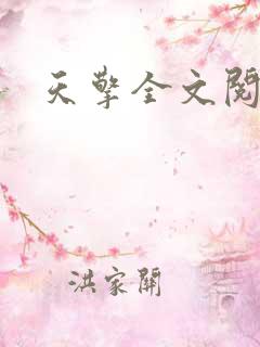 天擎全文阅读