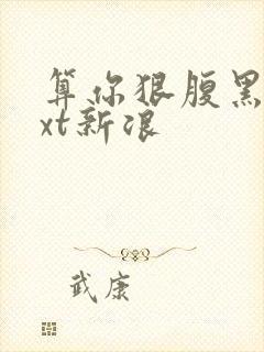 算你狠腹黑男txt新浪