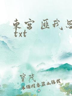 东宫 匪我思存 txt