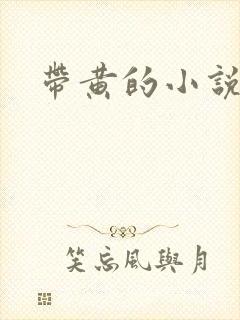 带黄的小说