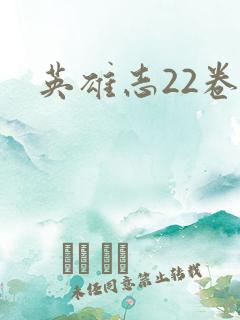 英雄志22卷