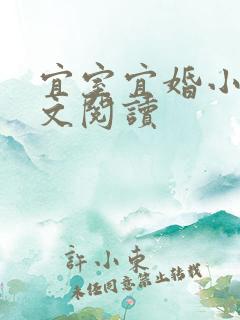 宜室宜婚小说全文阅读