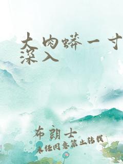 大肉蟒一寸寸地深入