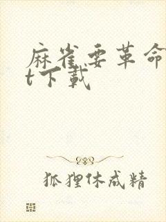 麻雀要革命txt下载