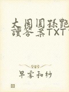 大团圆孙艳梅阅读答案TXT下载