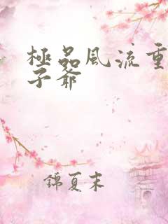 极品风流重生太子爷