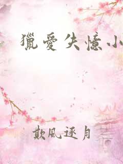 猎爱失忆小宠儿