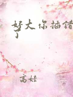 好大你插错地方了